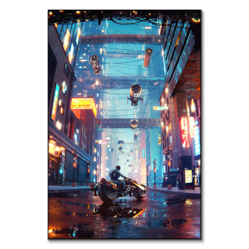 Destination Unknown Vibrant Wall Art by Marco Zagara