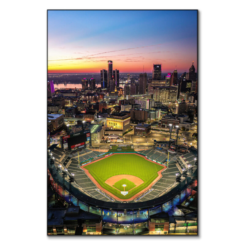 Comerica Wall Art by Michigan Sky Media