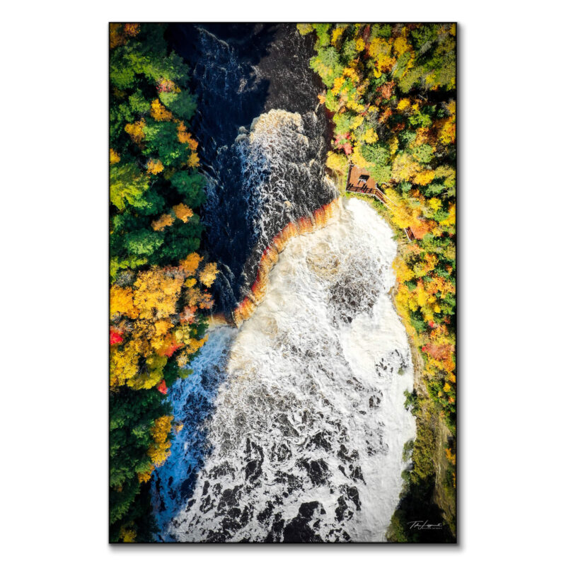 Root Beer Falls Wall Art by Michigan Sky Media