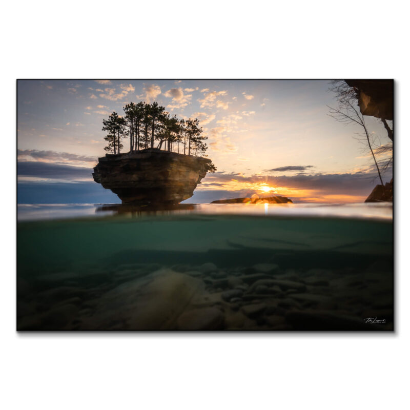 Fifty Fifty Wall Art by Michigan Sky Media