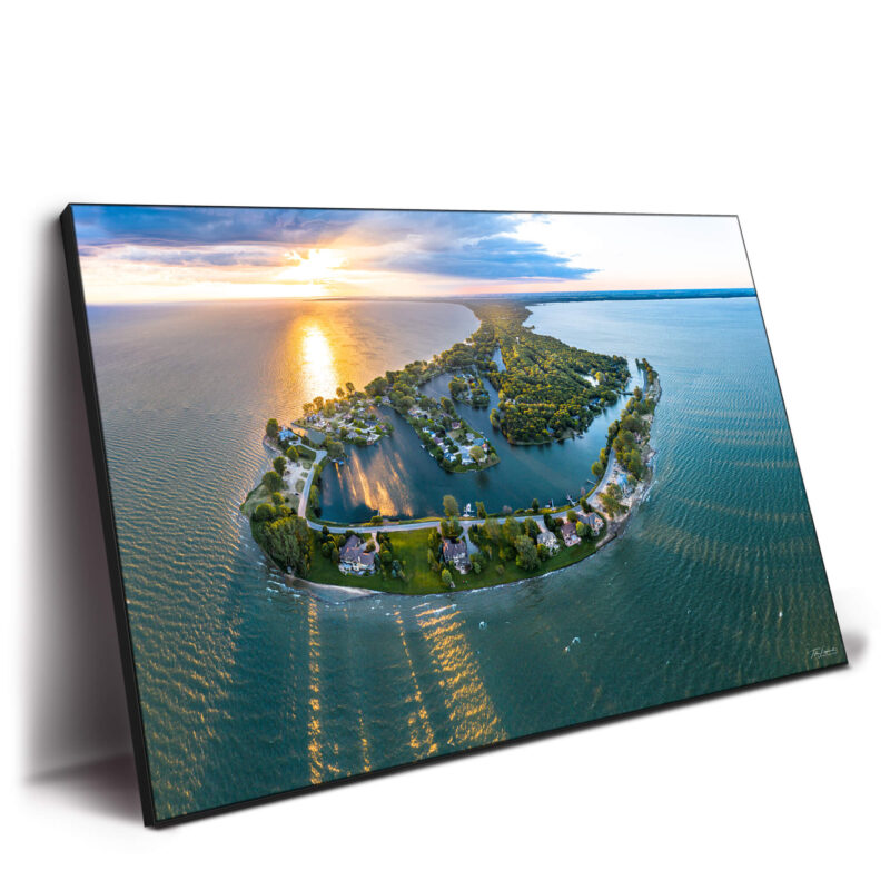 Sand Point Warm Wall Decor by Michigan Sky Media