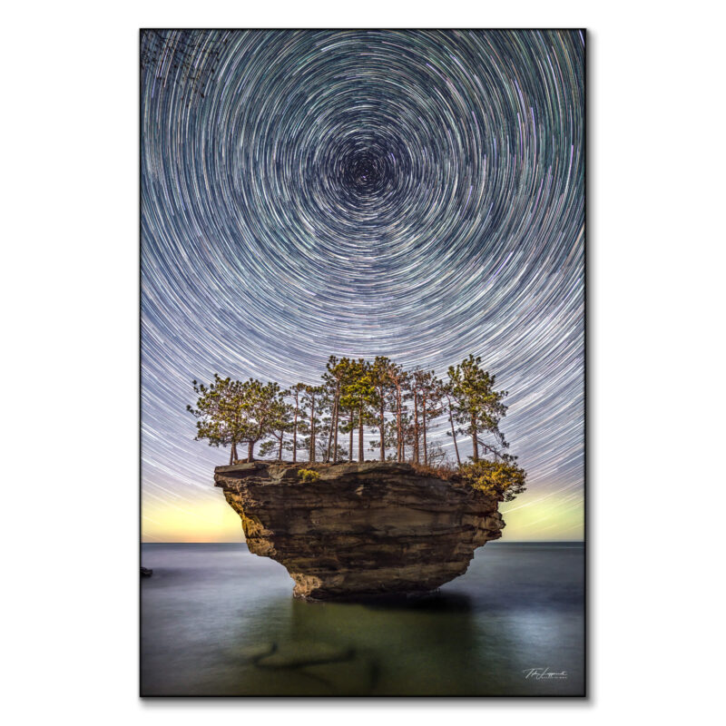 Timeless at Turnip Rock Vibrant Wall Art by Michigan Sky Media