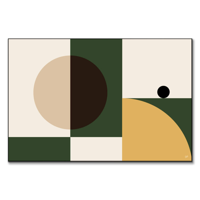 Botanist Puzzle Green Wall Art by George Rosaly