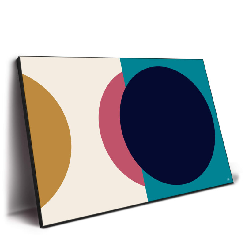 Bohemian Neon Sunset Colorful Wall Decor by George Rosaly