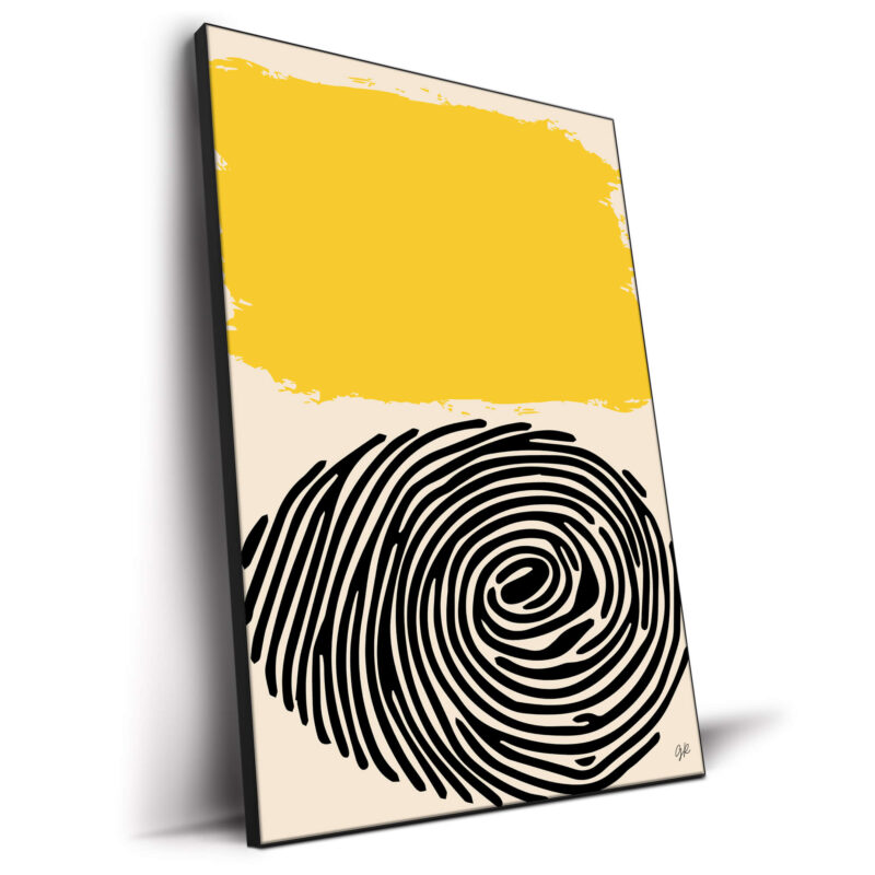 Print Me In Vogue Yellow Wall Decor by George Rosaly