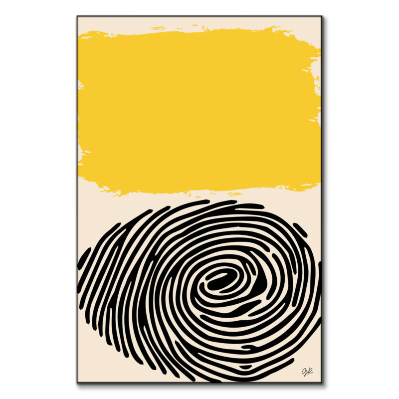 Print Me In Vogue Yellow Wall Art by George Rosaly