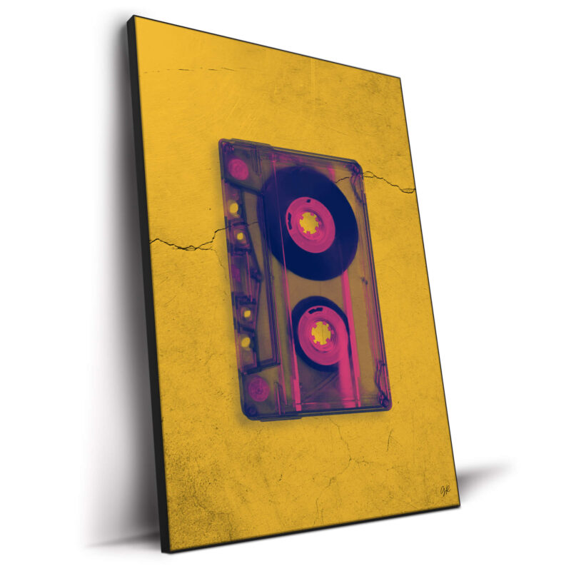 Play Love Music Yellow Wall Decor by George Rosaly
