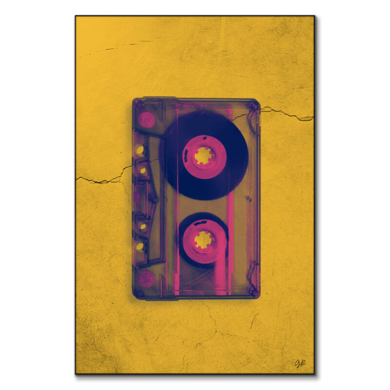Play Love Music Yellow Wall Art by George Rosaly