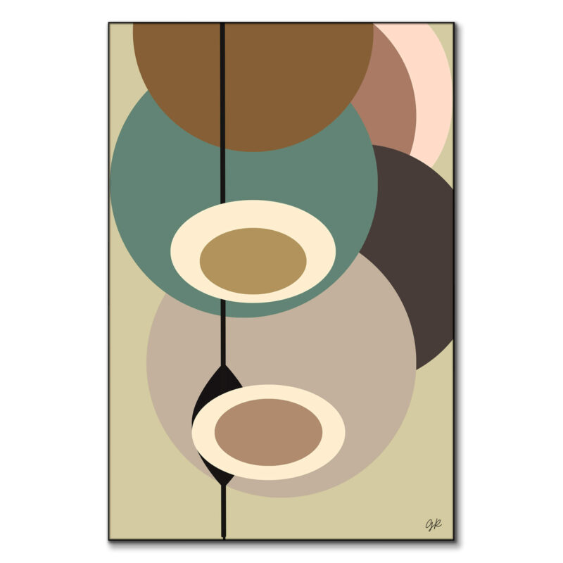 Love Drop Natural Edition Neutral Wall Art by George Rosaly