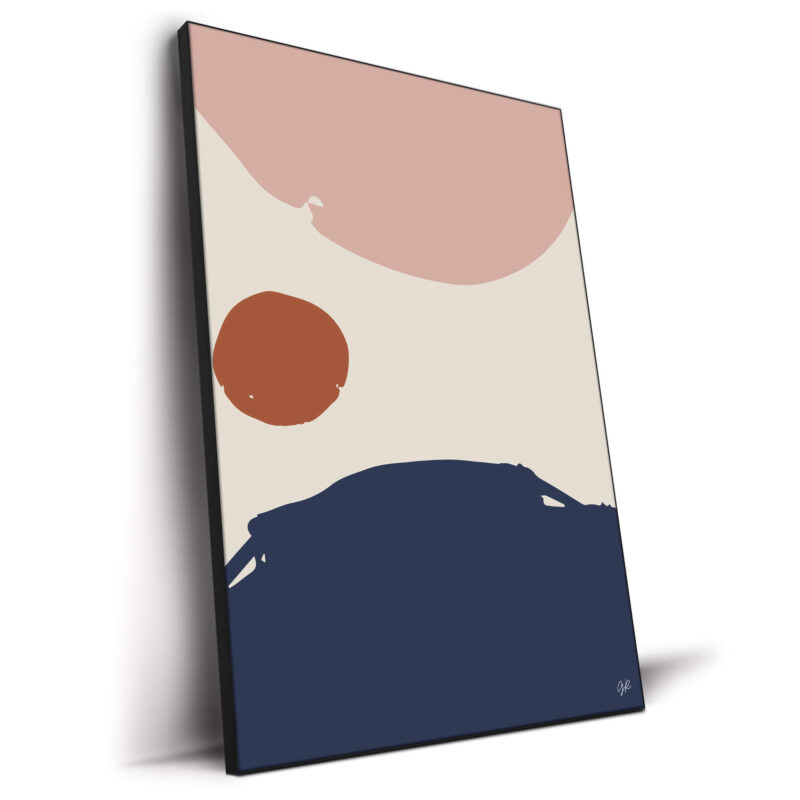 La Cienega Boulevard 3 Pastel Wall Decor by George Rosaly