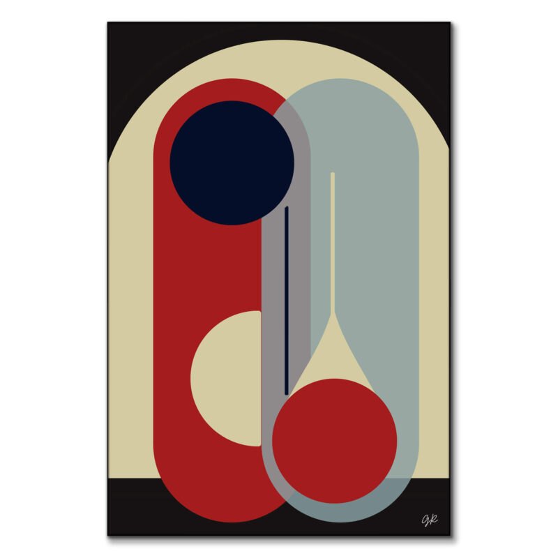 Funky Fresh Red Wall Art by George Rosaly