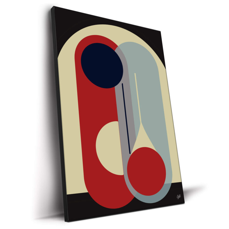 Funky Fresh Red Wall Decor by George Rosaly