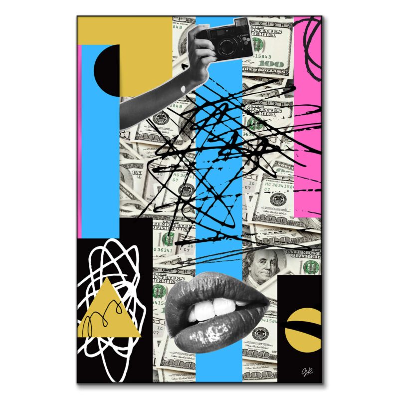 Abundance is Your Birthright Colorful Wall Art by George Rosaly