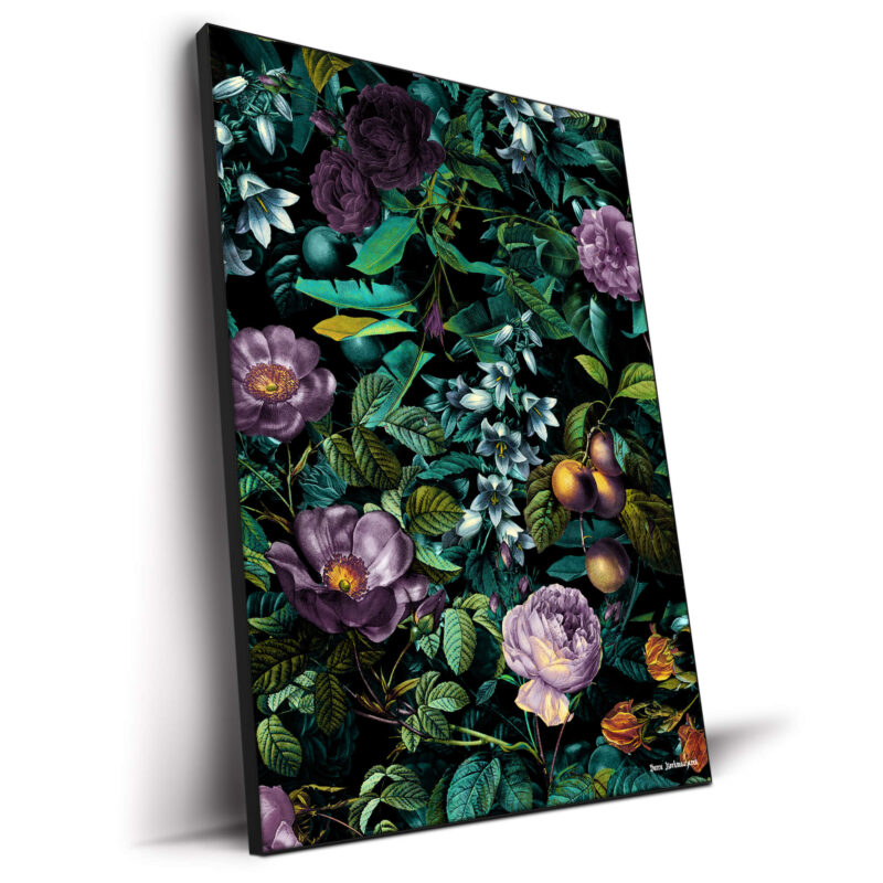 Exotic Jungle Night Green Wall Decor by Burcu Korkmazyurek