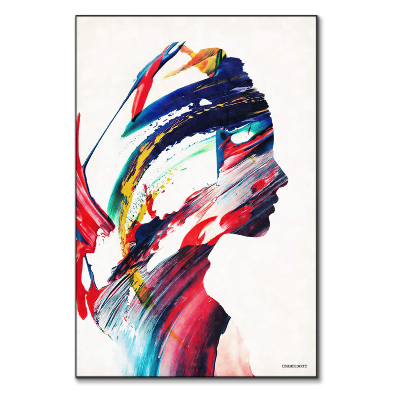 Abstract Motion Colorful Wall Art by Underdott