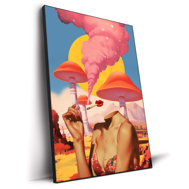 Egoless 2 Green Wall Decor by BambashkART