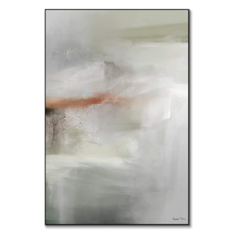 Feel It No. 01 Neutral Wall Art by Karine Tonial Grimm
