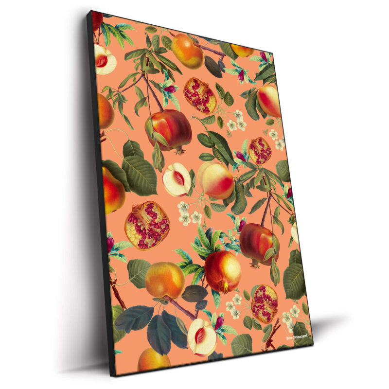 Vintage Fruit Pattern XXIX Colorful Wall Decor by Burcu Korkmazyurek