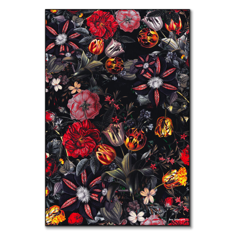 Witches Garden Warm Wall Art by Burcu Korkmazyurek