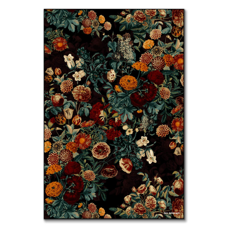 Exotic Garden Night XXI Dark Wall Art by Burcu Korkmazyurek