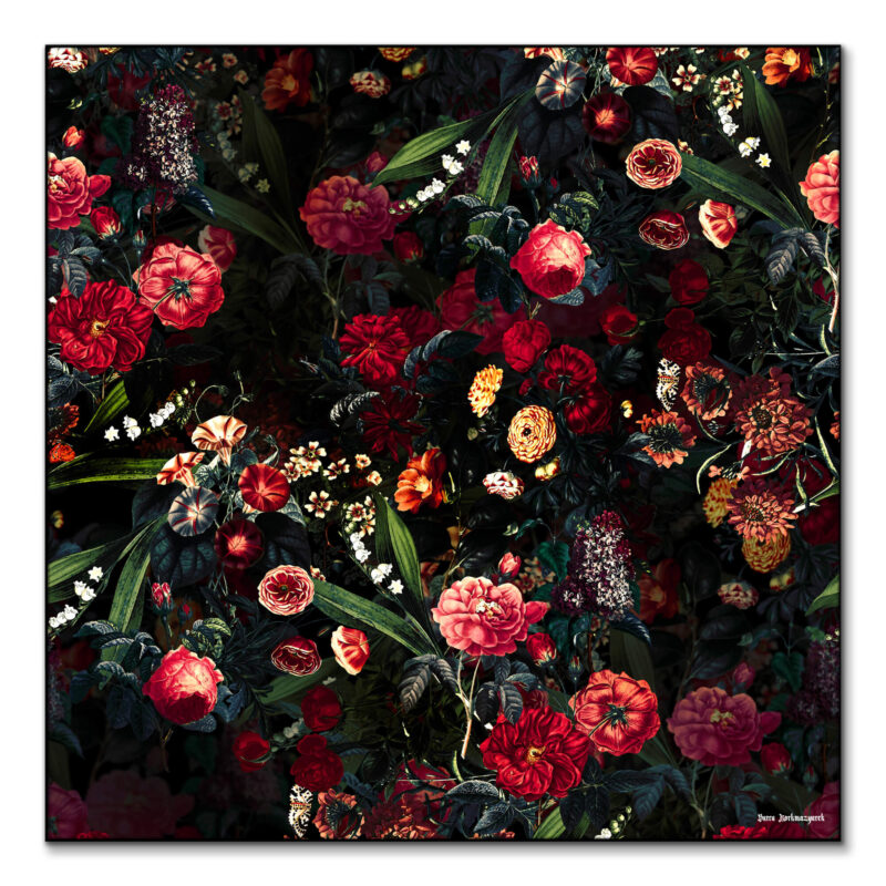 Dark Garden V Warm Wall Art by Burcu Korkmazyurek