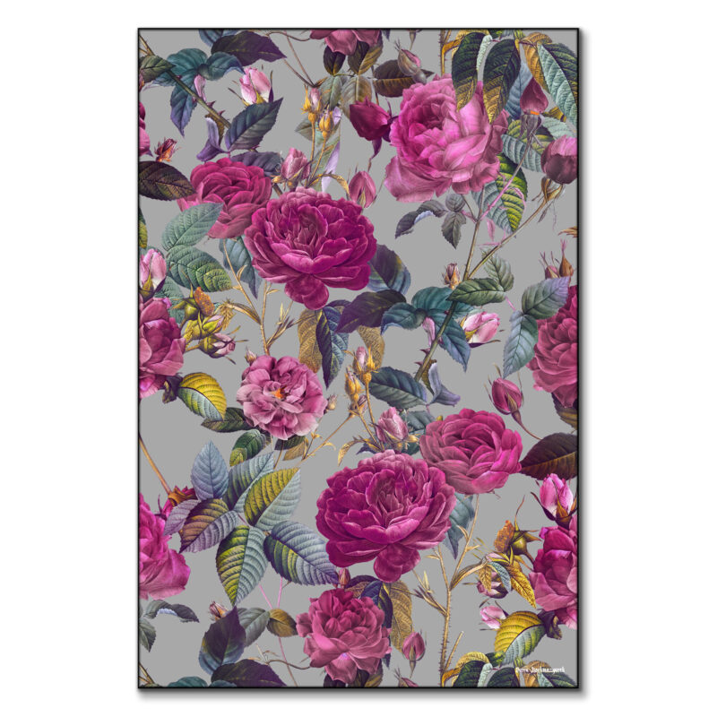 Rose Garden XI Magenta Wall Art by Burcu Korkmazyurek