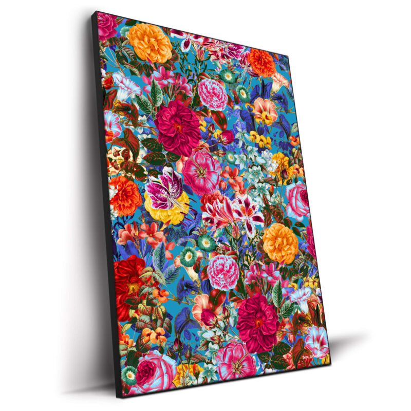 Multicolored Secret Garden Vibrant Wall Decor by Burcu Korkmazyurek