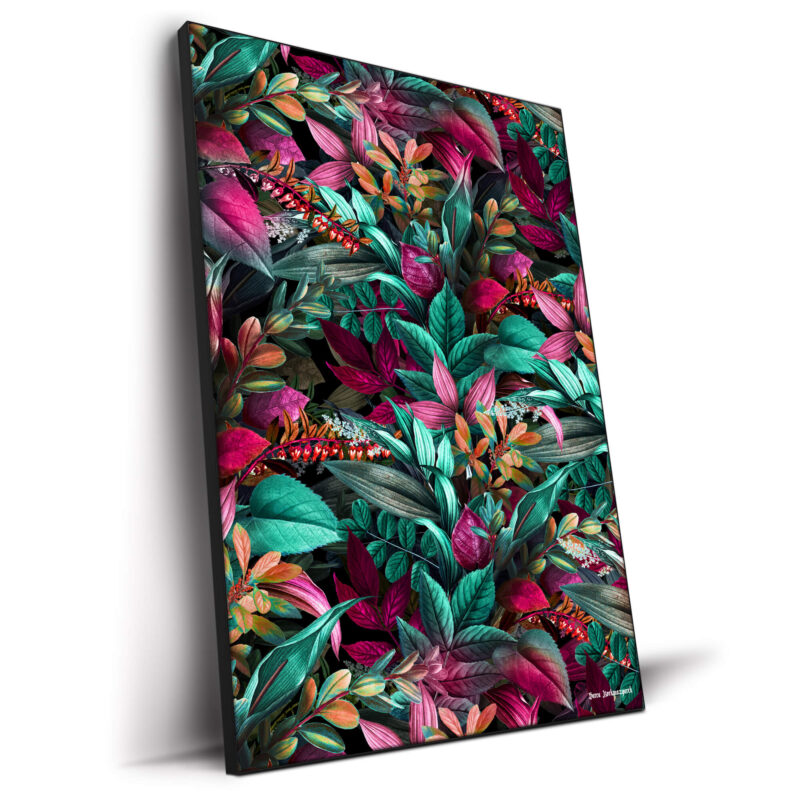 Garden Punk Vibrant Wall Decor by Burcu Korkmazyurek