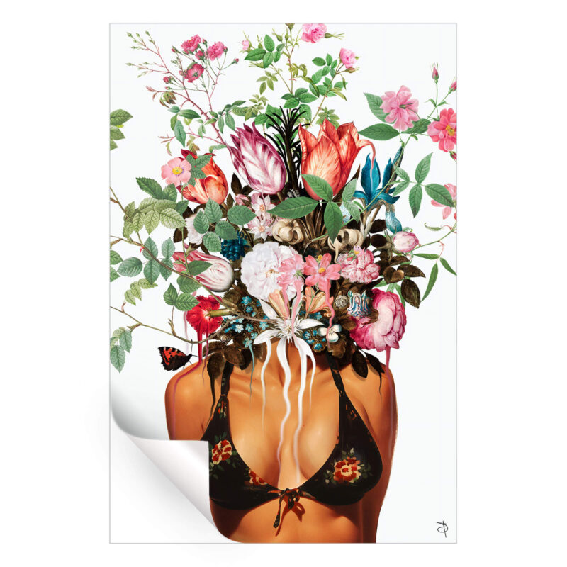 Surreal Beauty Pink Wall Art by BambashkART