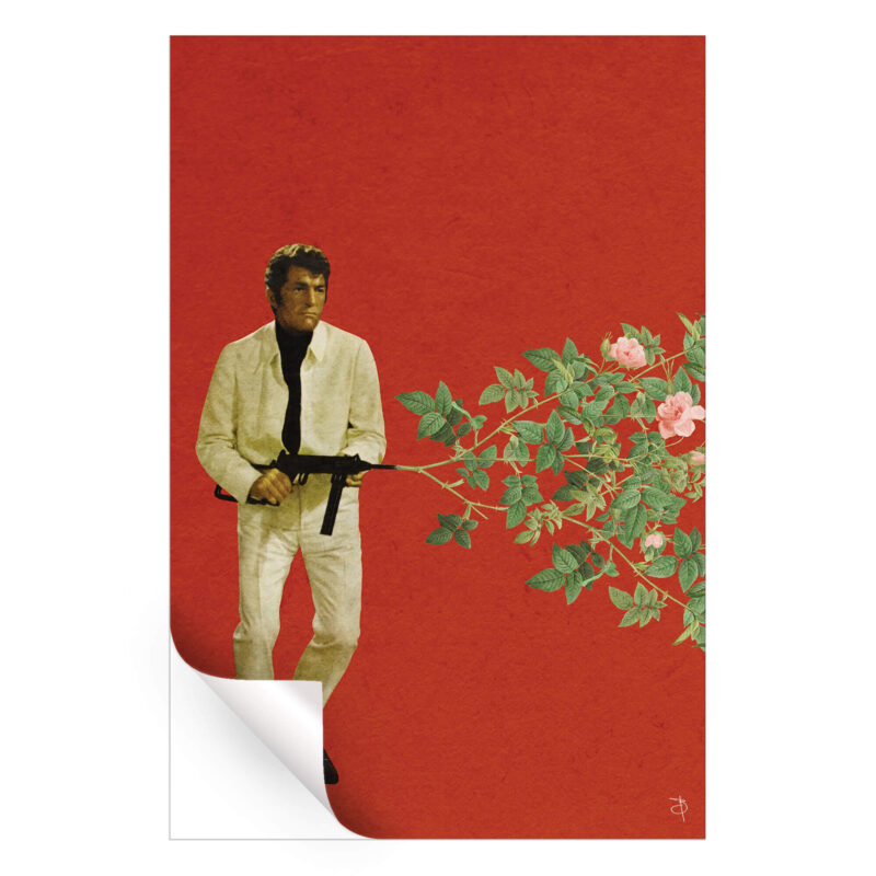 Kill Them With Love Red Wall Art by BambashkART