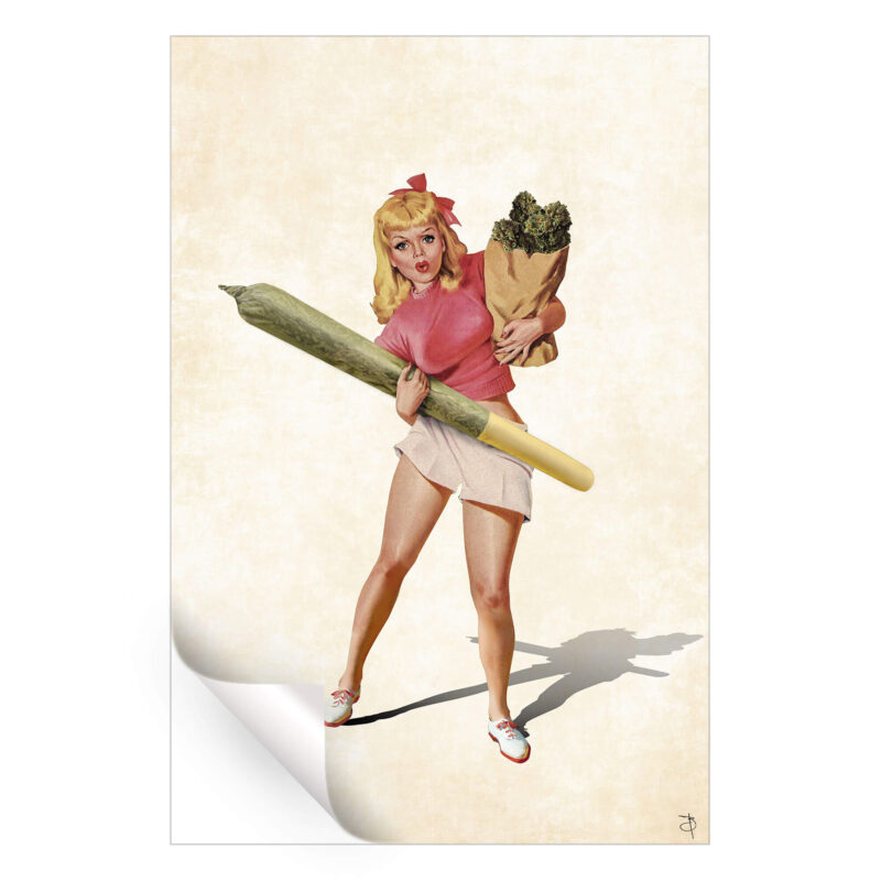 Joint Girl Warm Wall Art by BambashkART