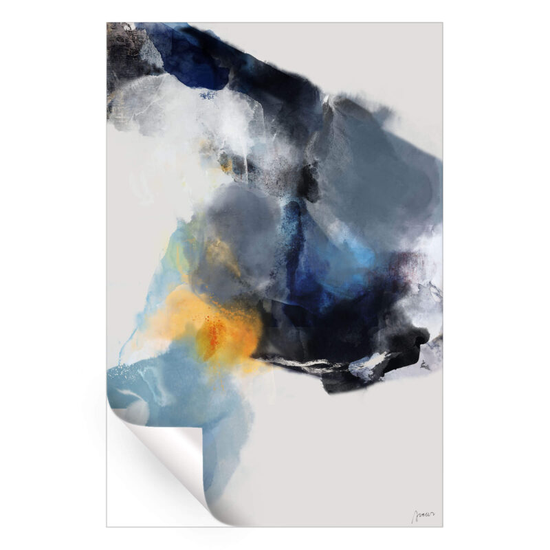 Macro Blue Wall Art by Artur Chen