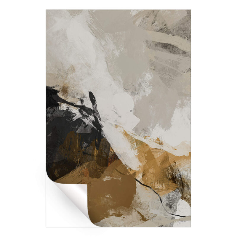 Poet on the Mountain Brown Wall Art by Artur Chen