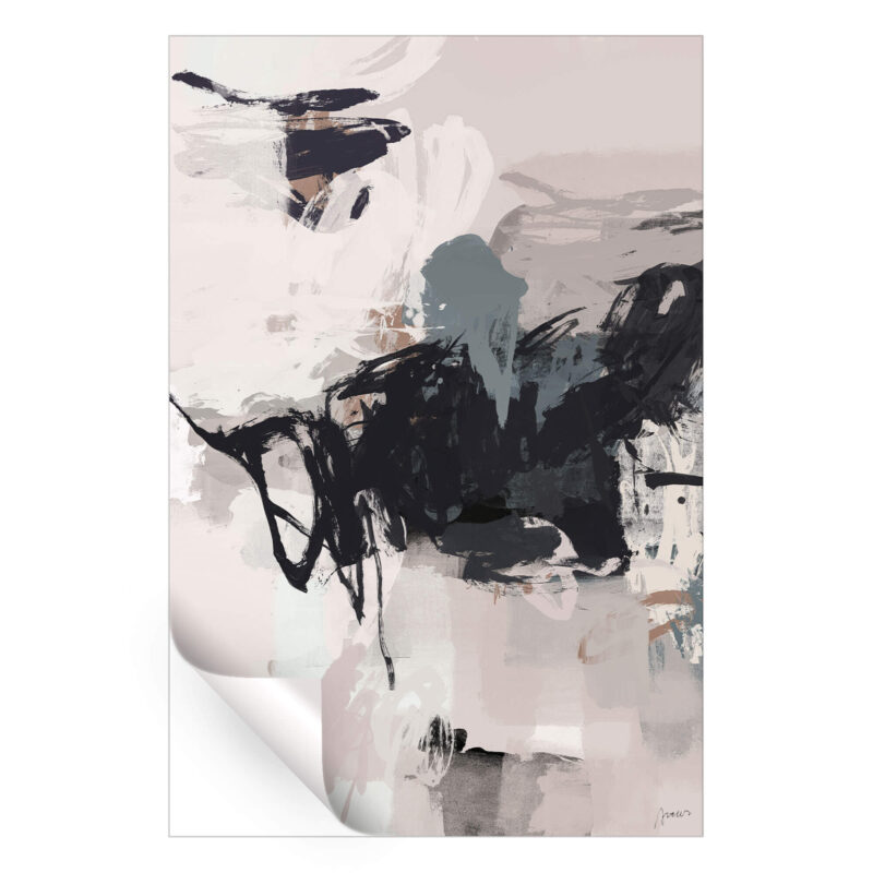 Benign Interaction Black and White Wall Art by Artur Chen