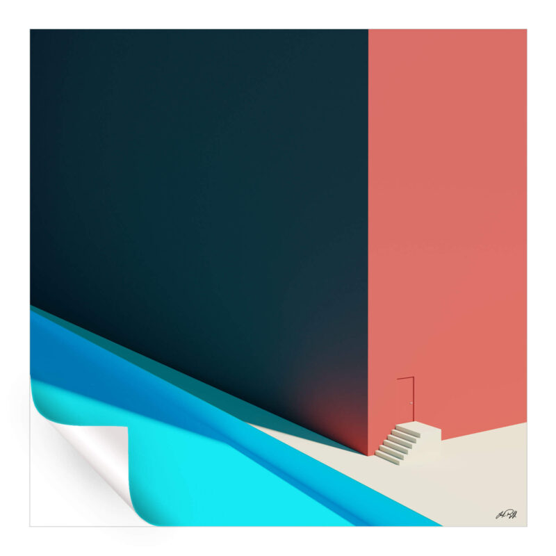 Life LLC Red Wall Art by Lucas Rackliffe