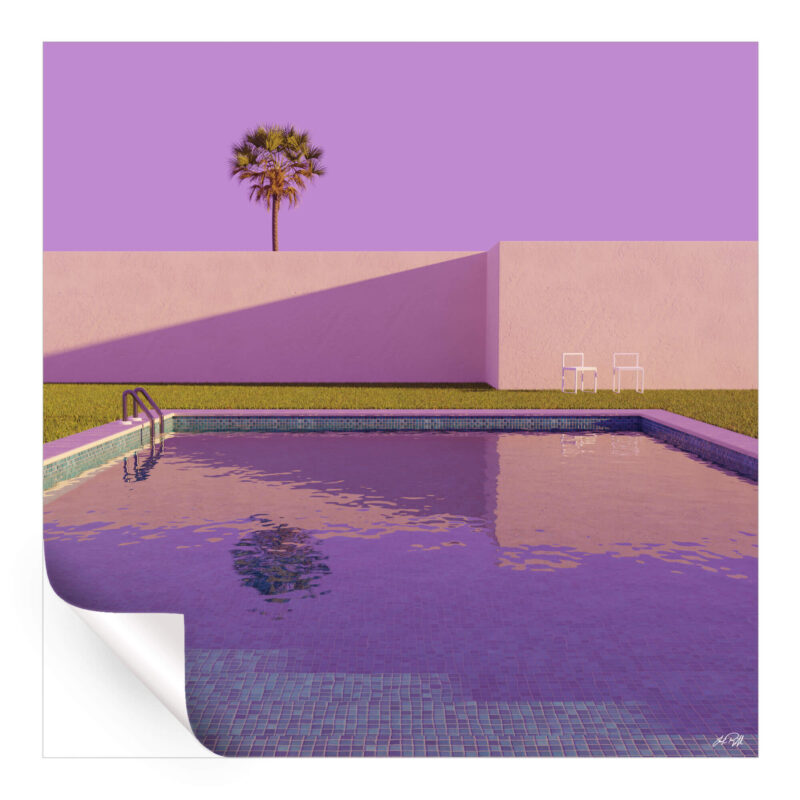 Morning Swim Vibrant Wall Art by Lucas Rackliffe