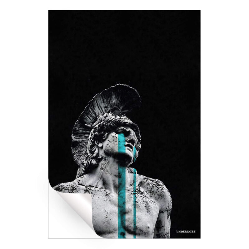 Achilles Tears Dark Wall Art by Underdott