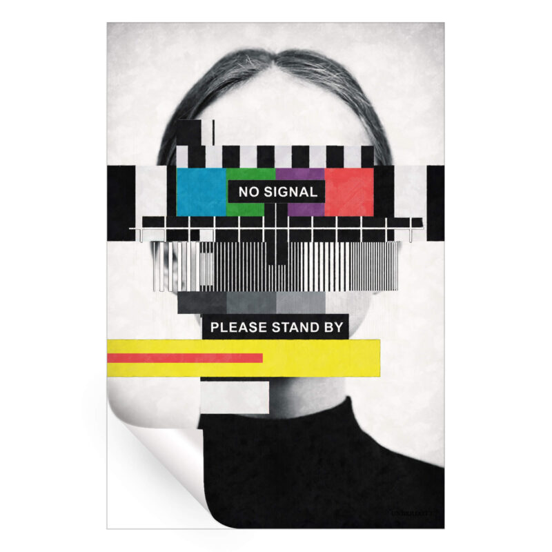 Radio Days Black and White Wall Art by Underdott