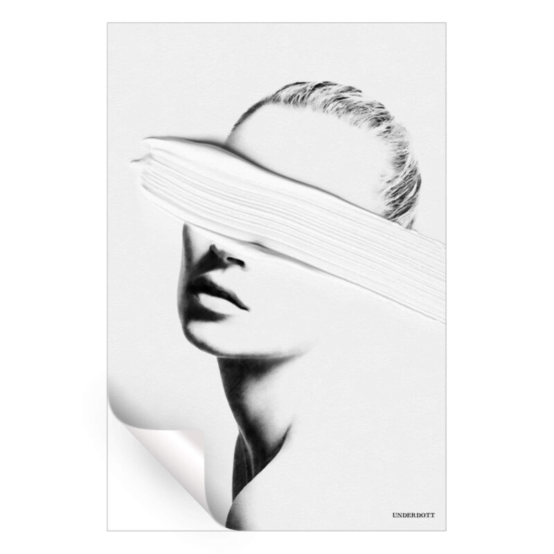 Surreal Harmony Black and White Wall Art by Underdott