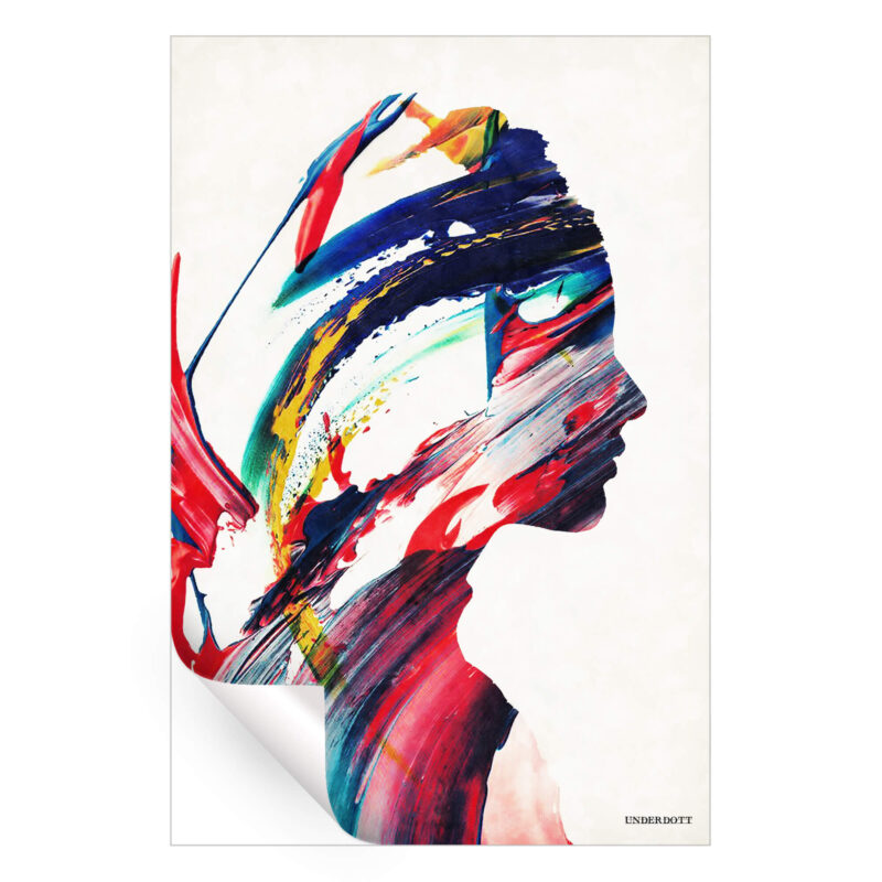 Abstract Motion Colorful Wall Art by Underdott