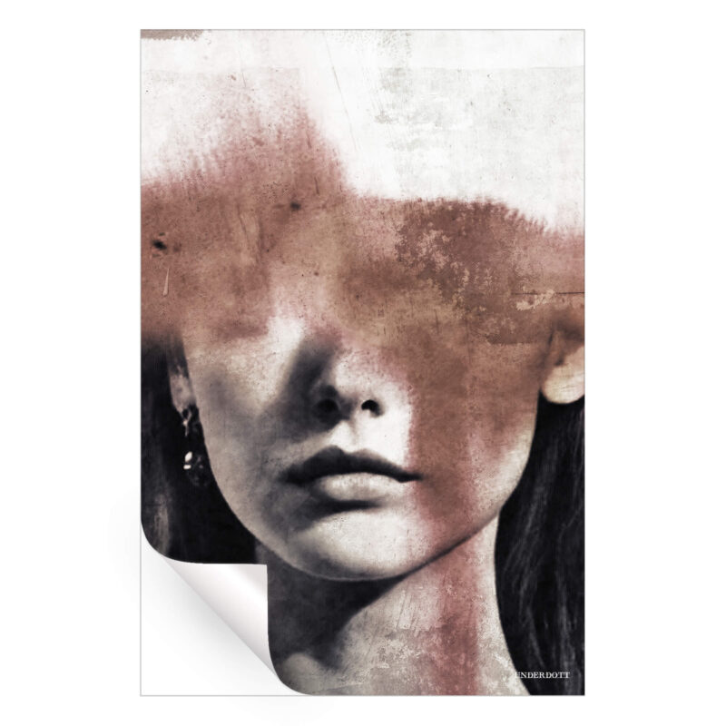 Abstract Reality Red Wall Art by Underdott