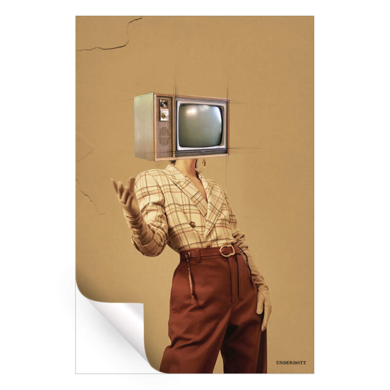 Augmented Reality Brown Wall Art by Underdott