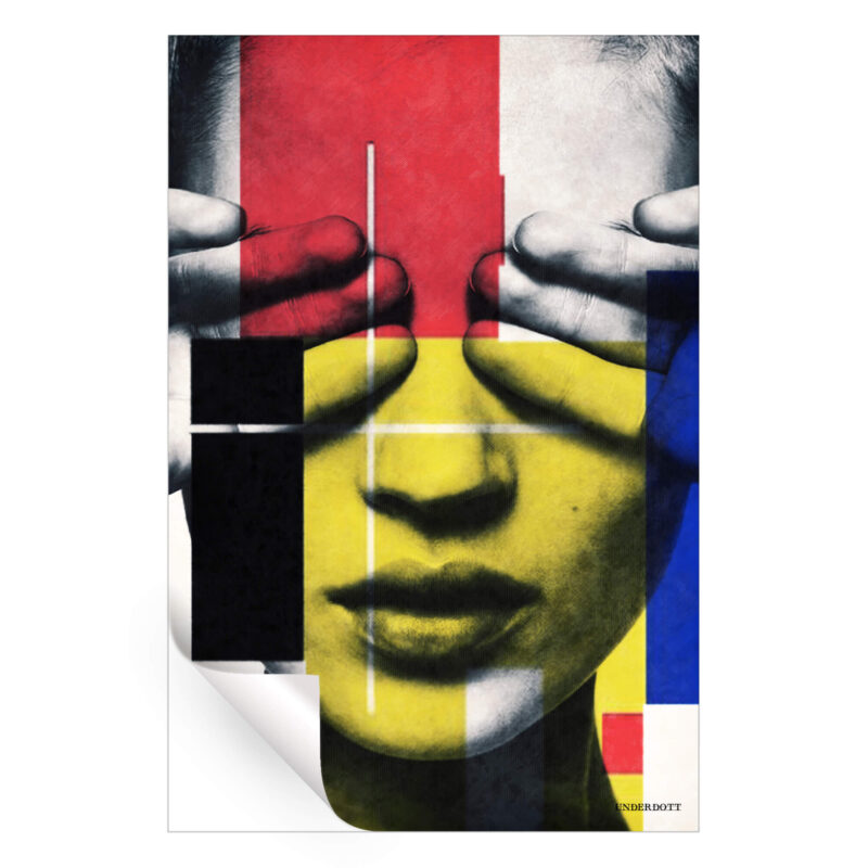 Colorful Silence Colorful Wall Art by Underdott