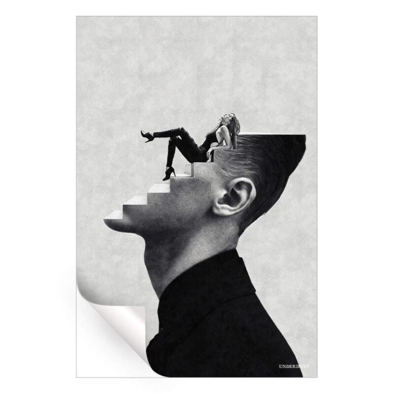 It's a Woman's World Black and White Wall Art by Underdott