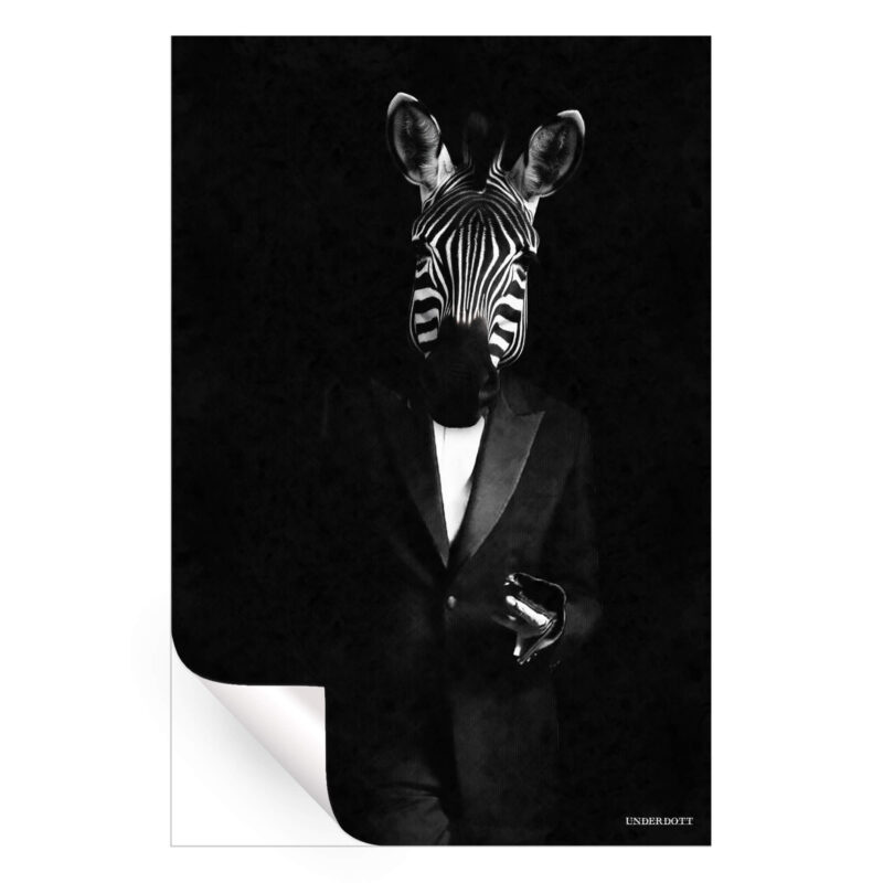 The Wild Side Black and White Wall Art by Underdott