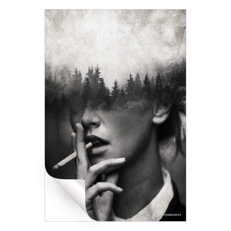 Wilderness Black and White Wall Art by Underdott