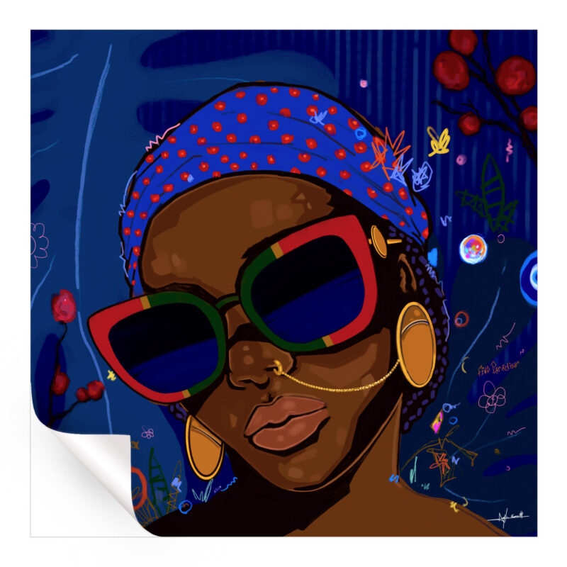 Find Paradise Blue Wall Art by Nuwarhol