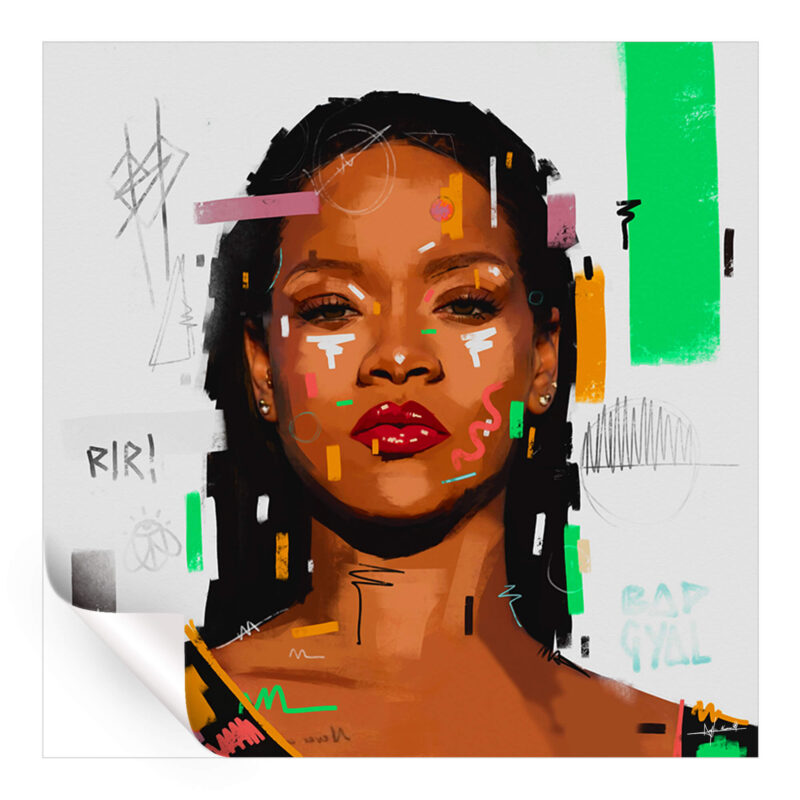 Badgal Riri Wall Art by Nuwarhol