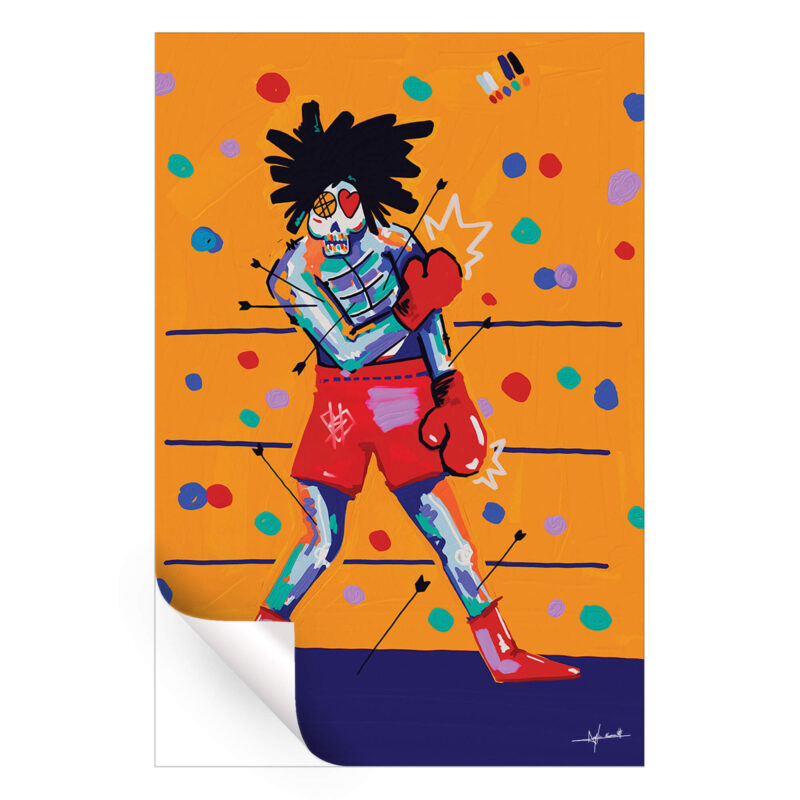 Good Fight Vibrant Wall Art by Nuwarhol