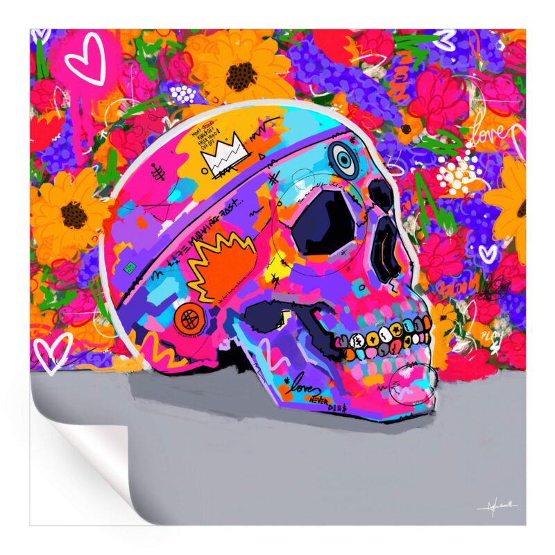 Life Moves Fast Vibrant Wall Art by Nuwarhol